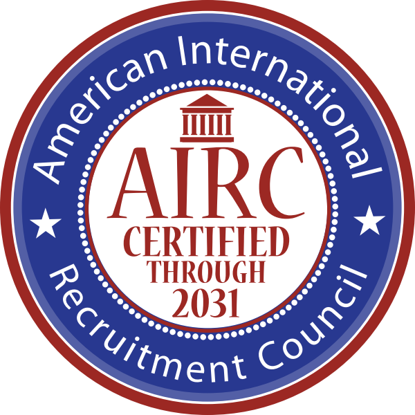 Знак AIRC Certified Agency — сертификация до 2031 года